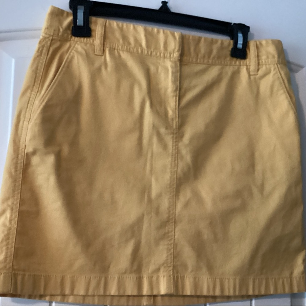 LOFT Yellow Mini Skirt